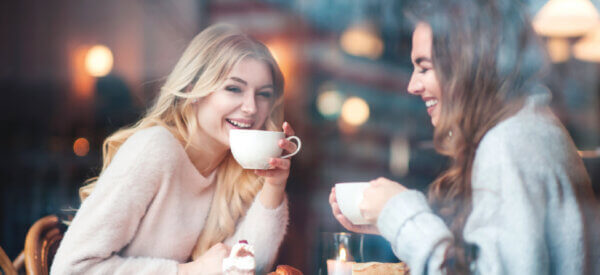 friends drinking coffee